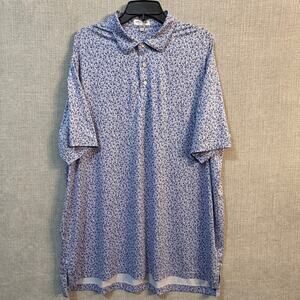 Peter Millar Summer Comfort Mens XL Purple Golf Polo